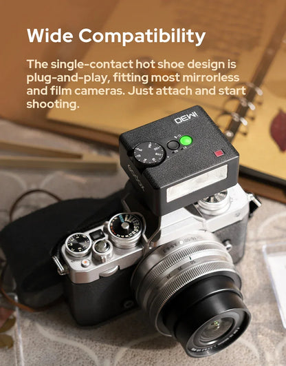 Godox iM30 iFlash Camera Flash GN15 7Power Levels Universal Hot Shoe on Camera Mini Flash for  Fuji Sony zv1 zve10 Ricoh gr3