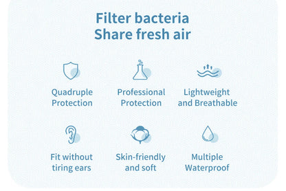 Adult Fish Shape Certified KN95 FFP2 Mask 4 Layers Black Fabric Mascarillas Mouth FPP2 Face Mask KN95 Filter Respirator ffp2mask