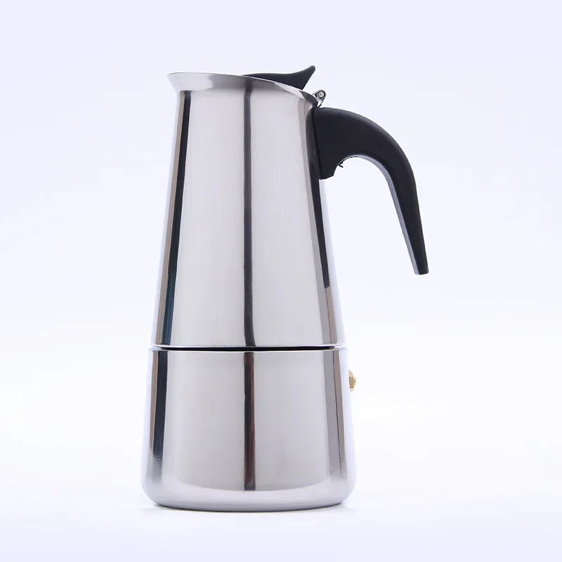 Electric Coffee Pot 1PC Coffee Maker Quick Convenient Electric Oven Coffee Maker Home Office Stainless Steel
