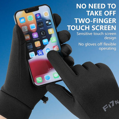 GTUBIKE Autumn Winter Outdoor Cycling Gloves Gym Fitness Sports Running Warm Touch Screen Nonslip Gloves Motorcycle Gloves