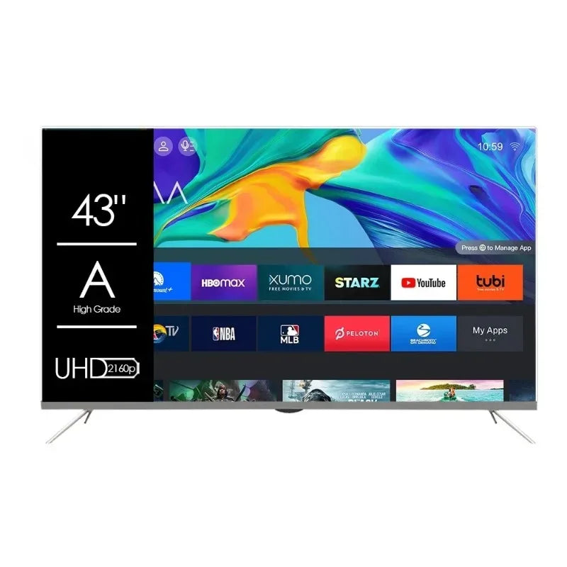 TV 43  Inch 4K  TV No Frame Ultra Thin LED Television