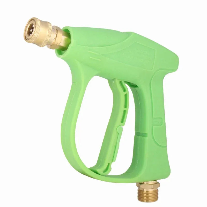 Heavy - Duty 1/4" Quick Connect Pressure Washer Gun, M22 - 14 Thread, 5 Nozzles For Jet Washer & Patio Clean