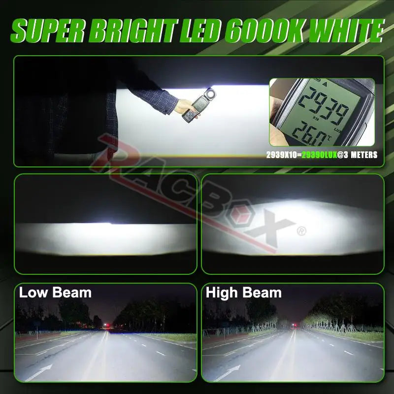 H4 H7 Bi LED Projector Lens 2.5 Inch LED Lights for H4 H7 9005 HB3 9006 HB4 Car Headlight Bulb Hi/Low Beam Retrofit Car Styling