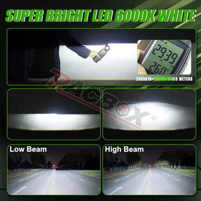 H4 H7 Bi LED Projector Lens 2.5 Inch LED Lights for H4 H7 9005 HB3 9006 HB4 Car Headlight Bulb Hi/Low Beam Retrofit Car Styling
