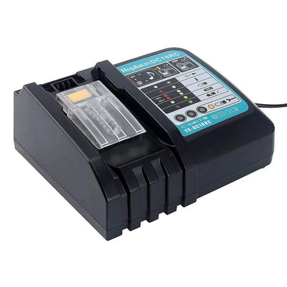 DC18RCT Li-ion 3A Battery Charger for Makita BL1830 Bl1430 Compatible with DC18RC DC18RA Power Tool Universal Charging Current