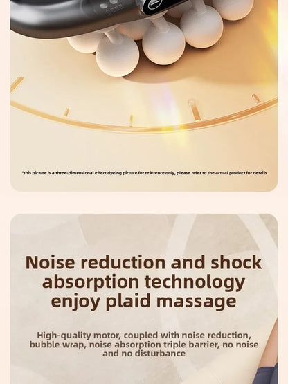 Brand high-end 16-head fascia gun multi-head massager, waist and back muscles deep relaxation 16-head massager