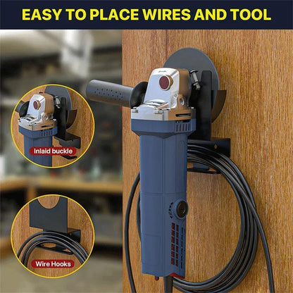 1/2Pcs Angle Grinder Holder Multipurpose Wall-mounted Hanger Angle Grinder Frame Tool Angle Grinder Stand for Shops Workbench