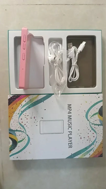 MP3 MP4 HIFI Stereo Player 3.97-inch 1080P HD Full-Screen Touch with Bluetooth and 2.4G/5G WiFi FM Radio Recording Ebook
