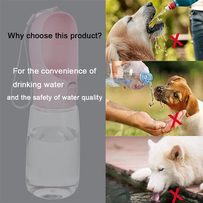 Portable Dog Water Bottle Pet Travel Water Drinker For Small Big Dogs Cat Outdoor Walking Puppy Drinking Bowl Chihuahua Supplies