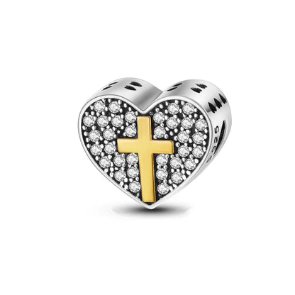 2025 Hot Sale Pink zircon aircraft passport cross Charm Beads Fit 925 Sterling Silver Original women Bracelet DIY Jewelry Gift