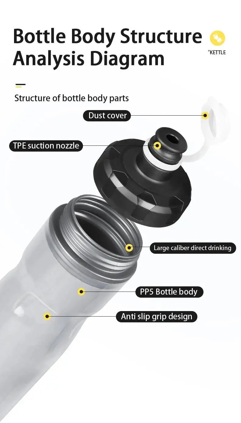 ESLNF Road Dual Bike Thermal Layer Leak-Proof 720Ml Keeping Bicycle Water Kettle Outdoor Cycling Sports Bottle
