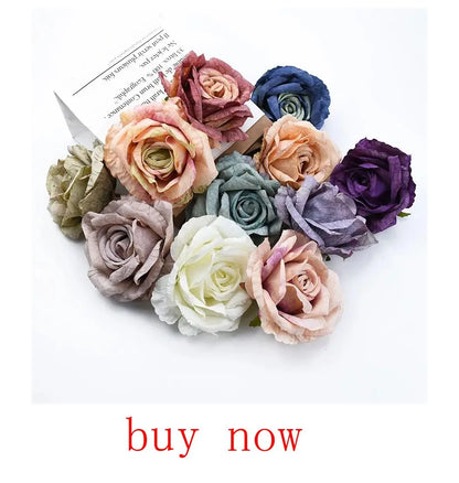 3/5PCS Silk Hydrangea Pompon Home Decor Scrapbooking Wedding Festival Wreath Bridal Accessories Clearance Artificial Flowers Diy