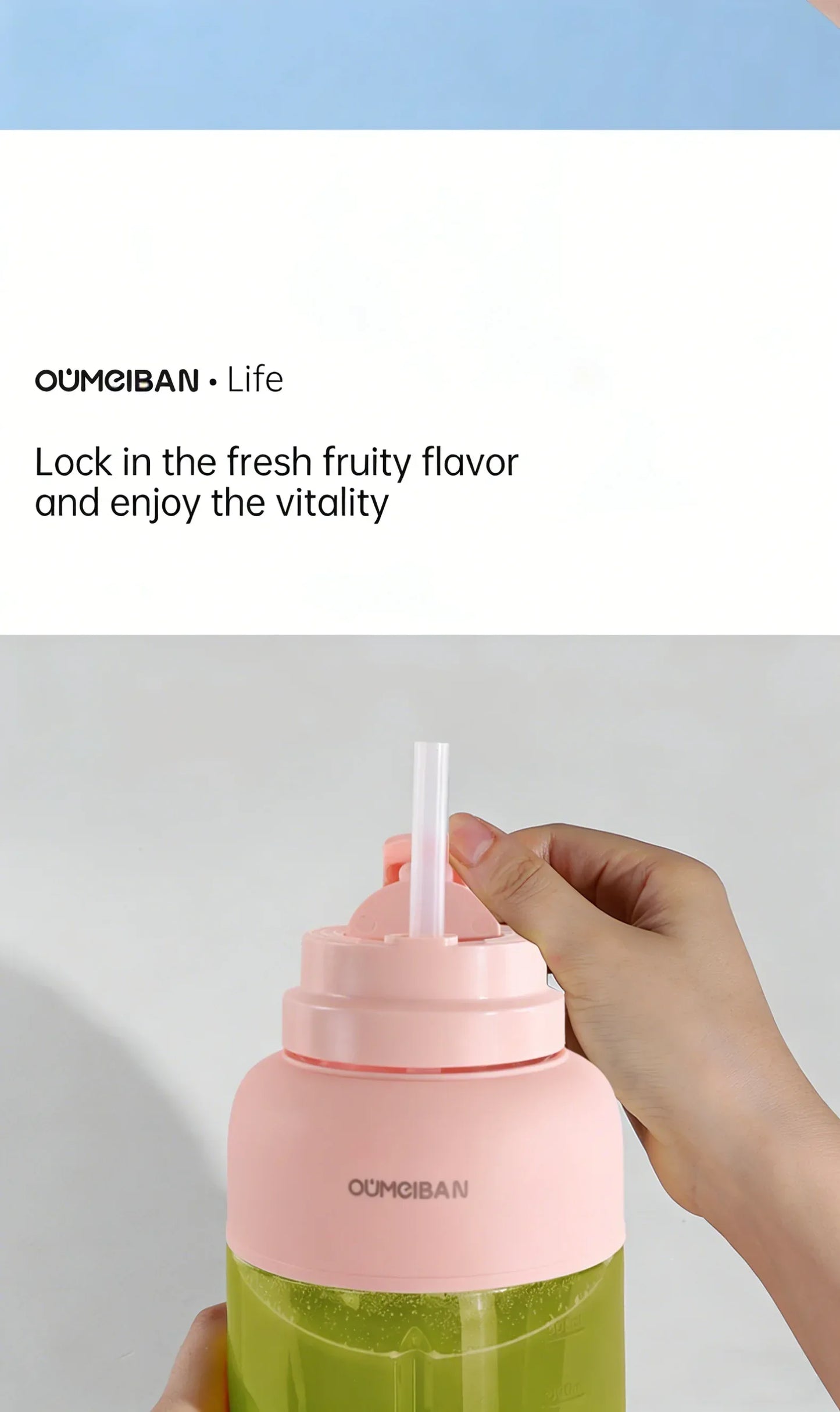 1300ML Portable Juicer, Fresh Fruit Mixer 38 Blades, USB Rechargeable Multifunctional Juicer Ice Crusher Smoothie Blender Home