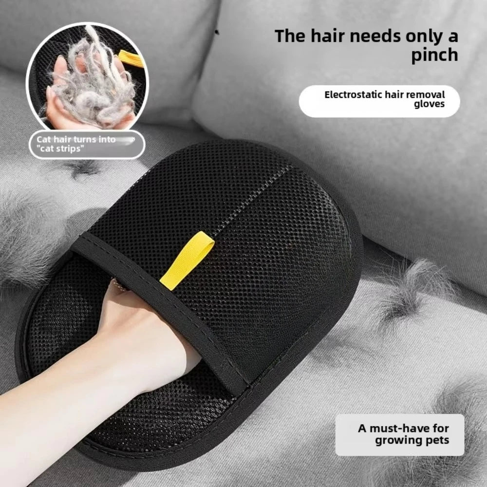Pet Grooming Gloves Pet Hair Remover Brush Kitten Cleaning Glove Removing Dog Cat Hair From Sofa Carpet Clothes Pet Supplies﻿ ﻿