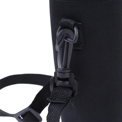 Portable Water Bottle Insulated Neoprene Holder Pouch Bag 420/550/750/1000/1500ml Shoulder With Adjustable Strap