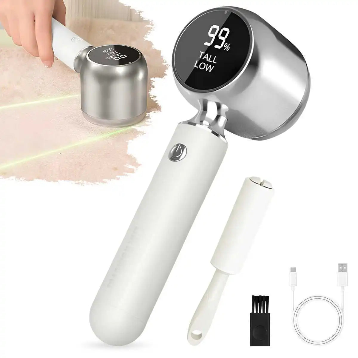 Electric Clothing Shaver-clothing Hair Remover, Efficient and Fast Removal of Lint, USB Power Supply, Stainless Steel Blade