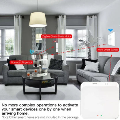 Tuya Zigbee Fingerbot Plus Smart Fingerbot Switch Button Pusher Smart Life Timer Voice Control Support Bluetooth Alexa Google