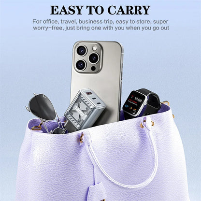 Total 120W USB C PD Charger QC 3.0 Type C Fast Charging Phones Wall Adapter for iPhone 16 Samsung Xiaomi POCO 3 In 1 USB Charger