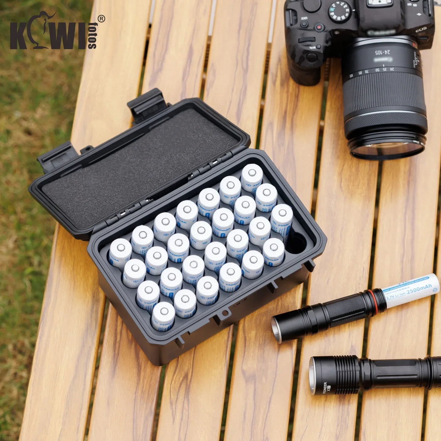 Multi Slots 18650/21700/AA/AAA/Coin Battery Case Storage Box Container Holder IP67 Waterproof And Dustproof Battery Storage Box