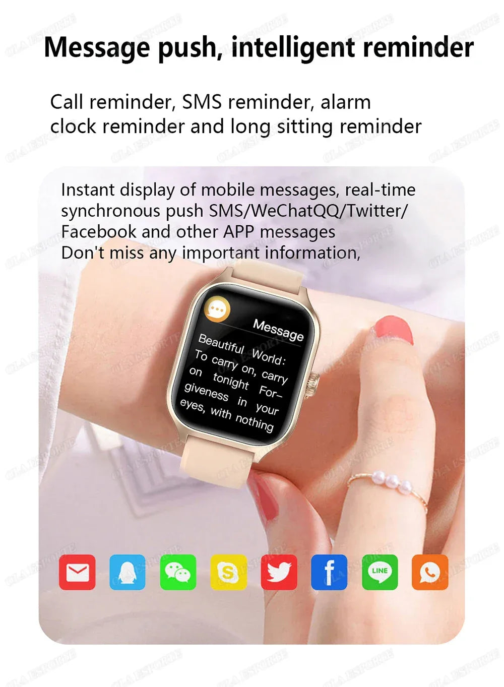 New Smart Watch Bluetooth Calls Men Women Smartwatch Heart Rate Monitor IP68 Waterproof Fitness Bracelet Custom Watch Face Pk H9