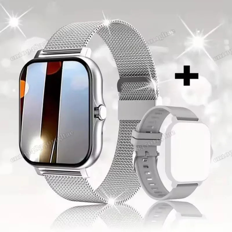 New Smart Watch Android IOS Phone 1.44 Inch Color Screen Bluetooth Call Blood Oxygen/Pressure Monitoring Smart Watch Women Men