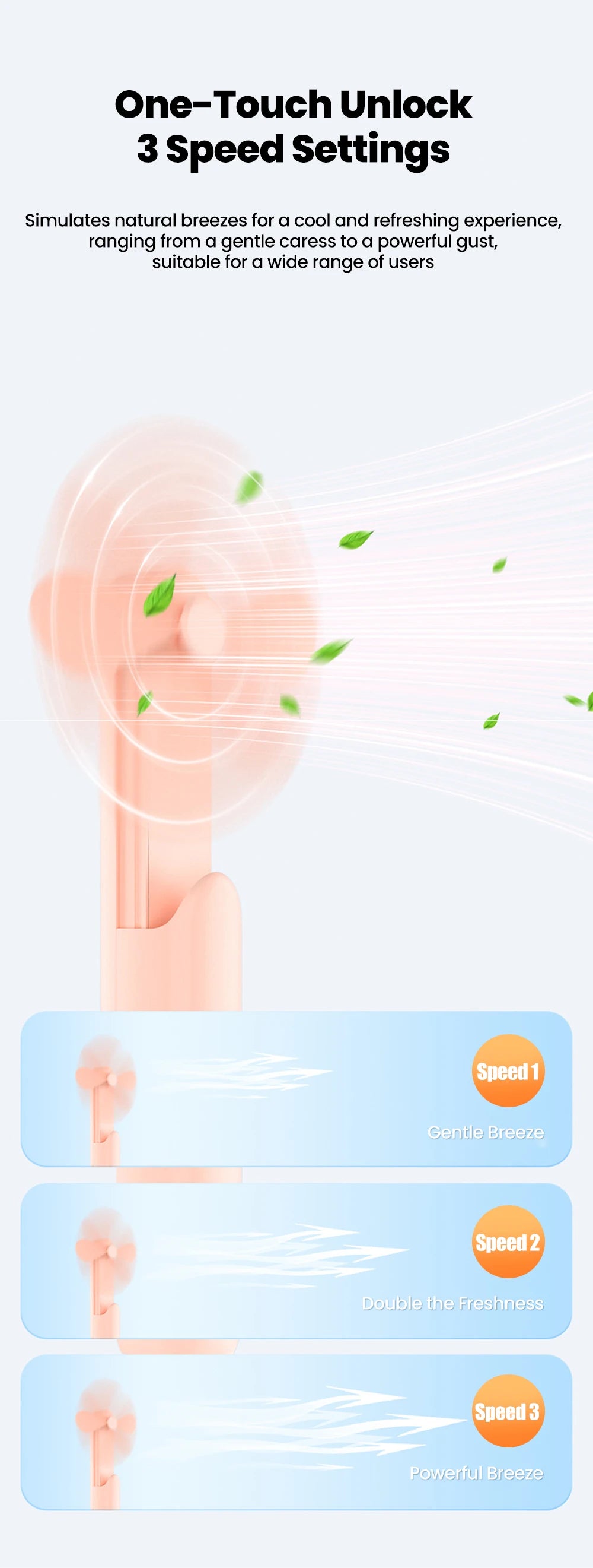 Portable Mini Fan Handheld Small Fan Extendable USB to Type C Charging Fan 2-in-1 Multi-Functional Mobile Phone Charging Fan