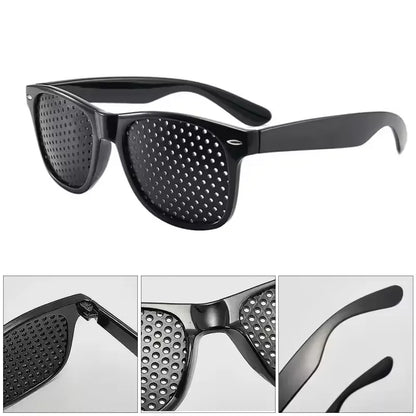 Wearable Anti-fatigue Vision Care  Corrective Glasses Improve Stenopeic Pinhole Pin Hole Glasses Eye Protection For Men Women