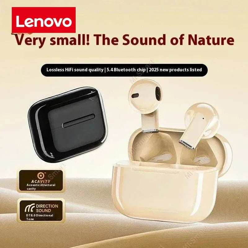 Lenovo Earbuds True Wireless Earphone Noise Cancelling Bluetooth Headset HD Music Headphone in-Ear Handsfree with Mic
