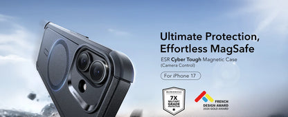 ESR for 17 Pro Max Case With Camera Control Button Military-Grade Protective Magnetic Phone Case For iPhone 16&17&17 Air&16 Pro