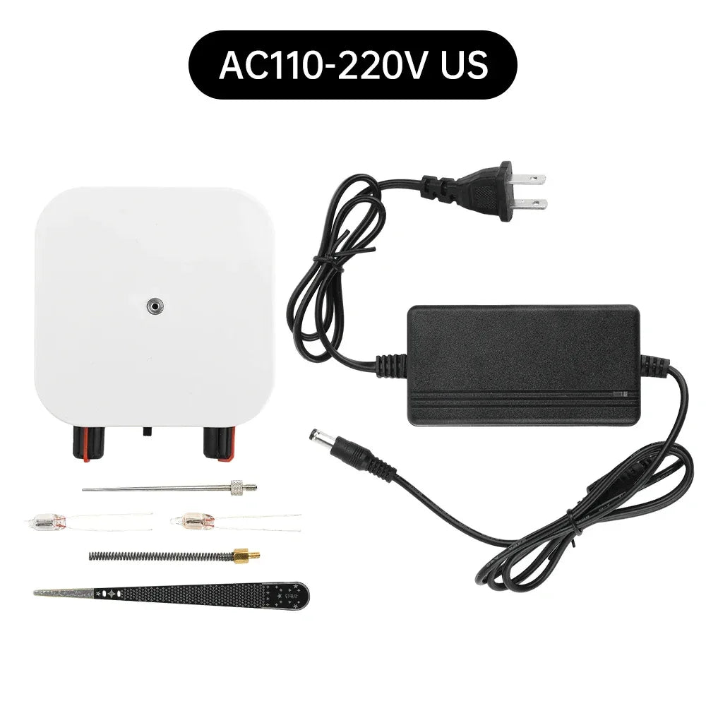 AC110-220V Input Dual Mode Music Tesla Coil Palm Tesla Coil High Frequency Voltage Pulse arc Generator  Artificial Lightning