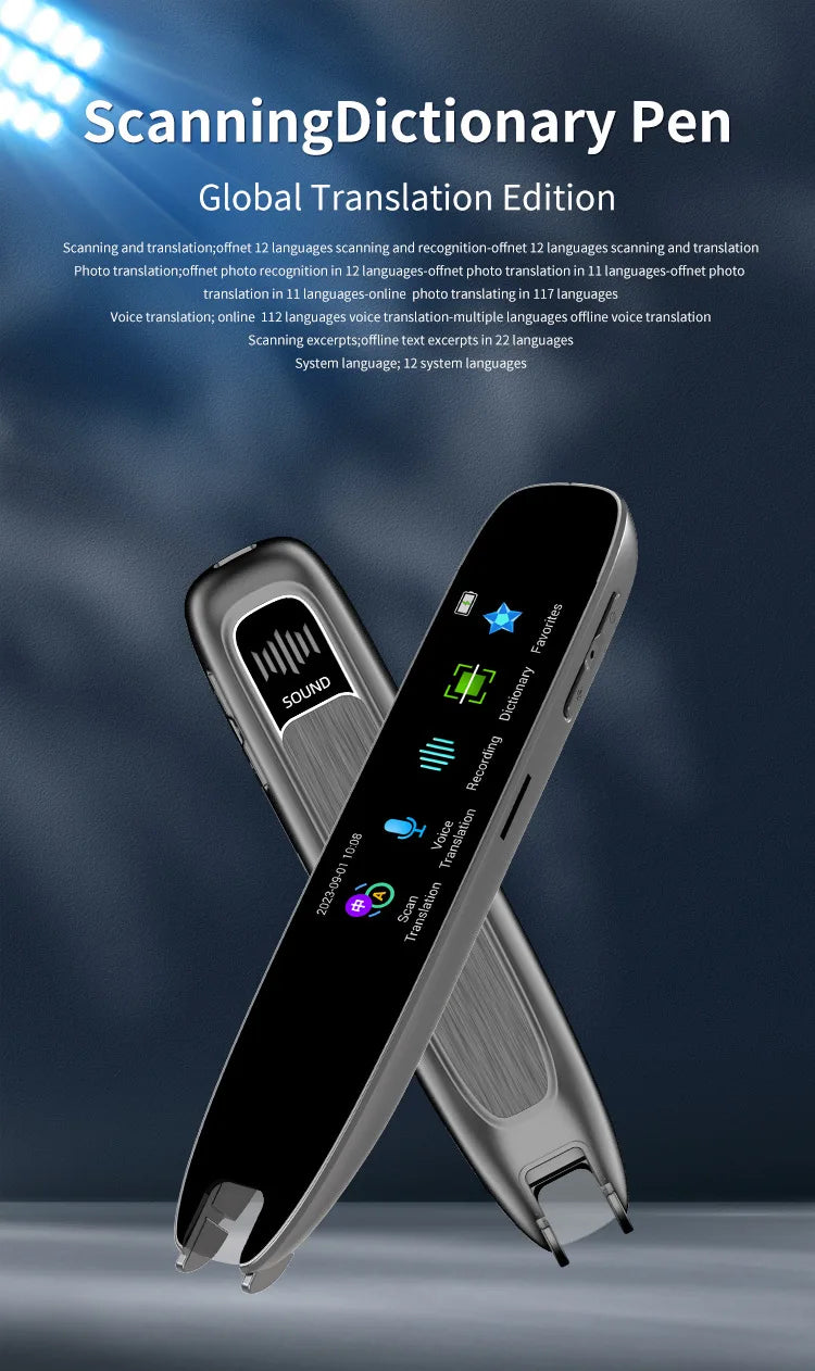International version of scanning and translation pen, offline learning  wifi scanning and translation pen multi-language