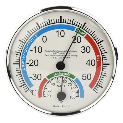 Thermometer Hygrometer Thermo Analog Humidity Temperature Meter Indoor Outdoor Climate Control Garden Thermometer
