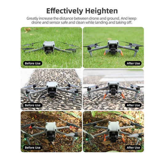 Foldable Landing Gear For DJI Air 3S/Air 3 Height Increasing Leg Extension Protector For DJI Air 3S/Air 3 Drone Accessories
