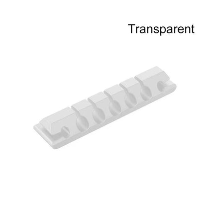Silicone Cable Organizer USB Data Cable Winder Flexible Cable Management Cord Clips For Mouse Headphone Earphone Car Wire Holder