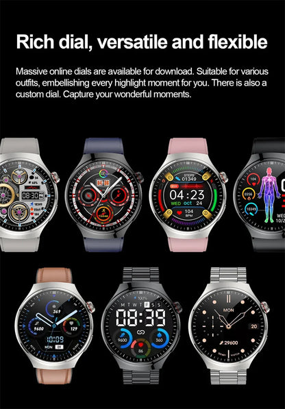 2026New For Man Smartwatches Outdoor Sport Smart Watch Men 1.43“ HD AMOLED Screen ECG physical examination BT5.0 Call smartwatc