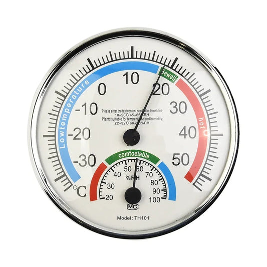Thermometer Hygrometer Thermo Analog Humidity Temperature Meter Indoor Outdoor Climate Control Garden Thermometer by PDG ibma