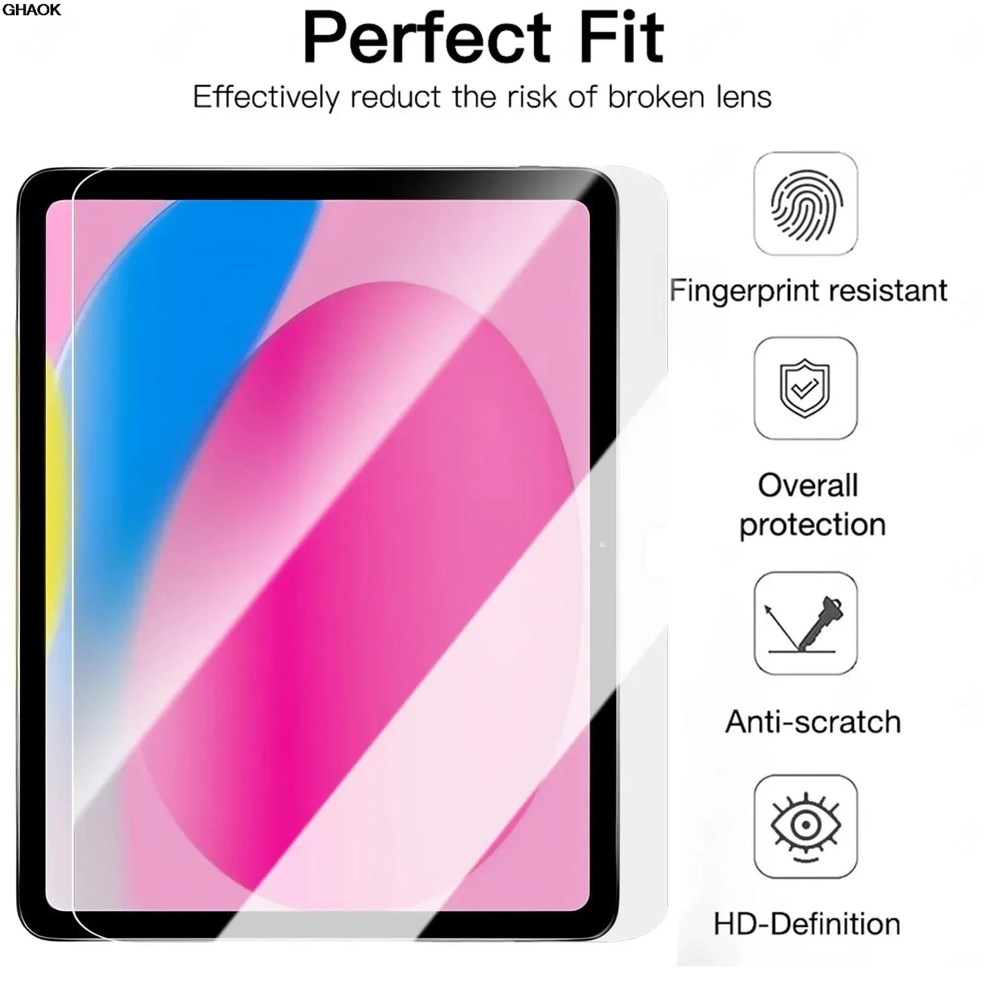For IPad A16 11th 2025 Tempered Glass Shatterproof Screen Protectors for IPad 11th 10th Air 11 11inch 13 13inch Protective Film