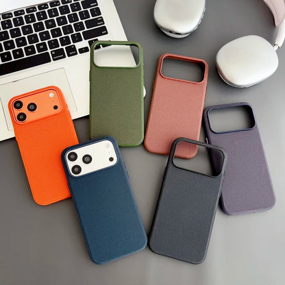 Magnetic Tech Woven Case For iPhone 17 Air 16 15 14 13 Pro Max TechWoven For Magsafe Wireless Charging Shockproof Cover