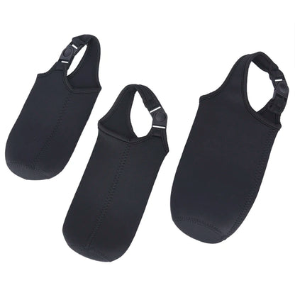【SE】Portable Water Bottle Insulated Neoprene Holder Pouch Bag 420ML/550ML/750ML Travel Thermos Cup Cover With Adjustable Strap