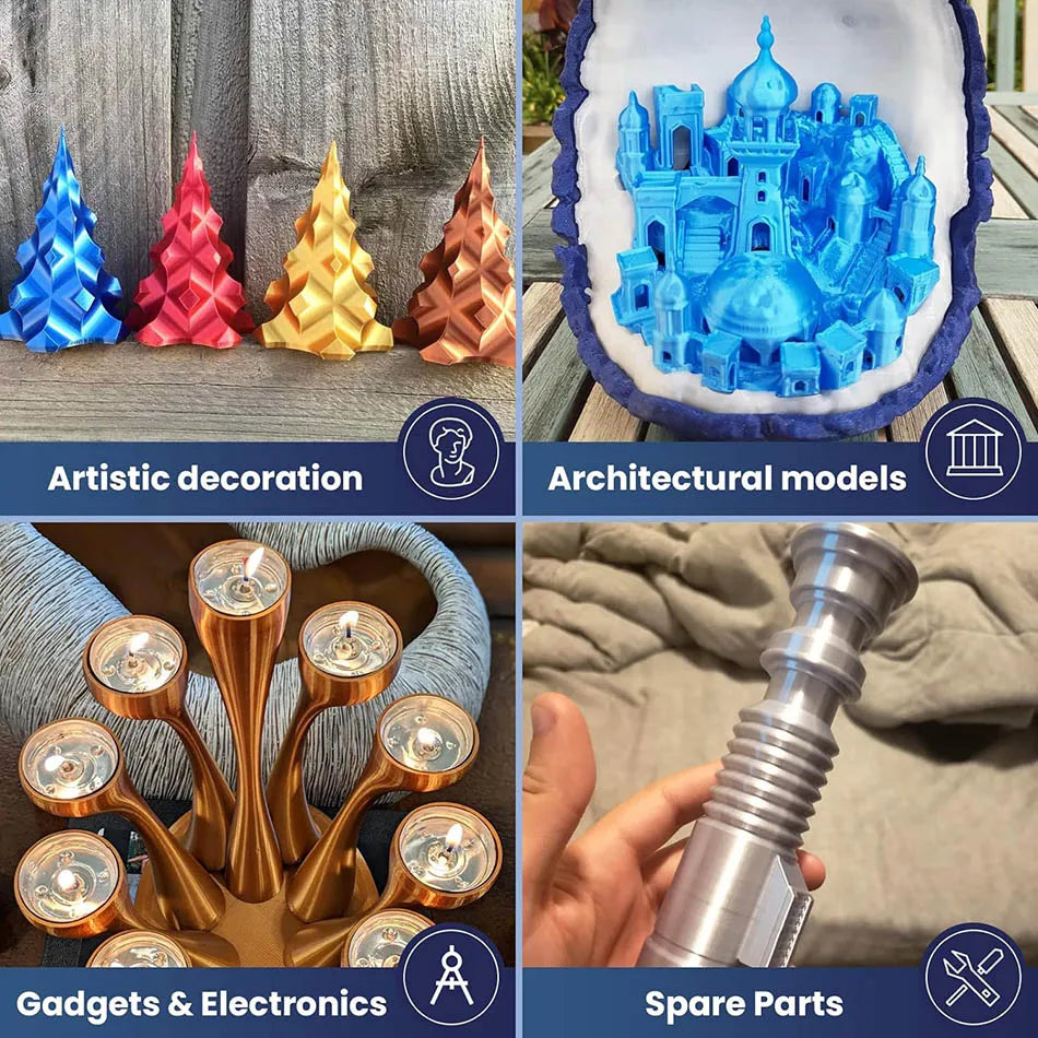 JAYO PLA/PLA META/PETG/SILK/PLA+/Wood/ ABS/Marble 3D Printer Filament 1.75mm 5KG 3D Printing Materials for 3D Printer&3D Pen