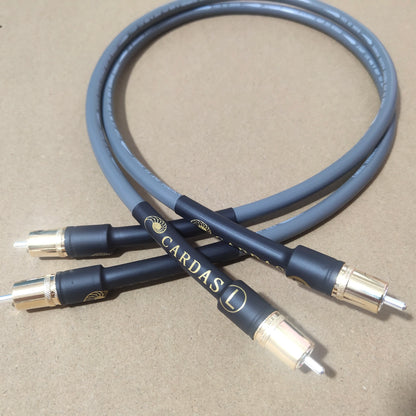 CARDAS TWINLNK IIC oxygen-free copper OFC audiophile RCA to RCA audio cable signal line with original silver plated RCA plug