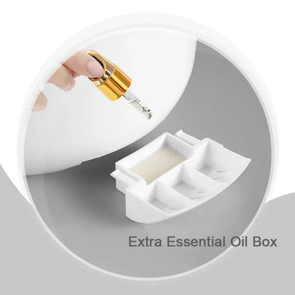 3000mL Smart Air Humidifier with Dual Mist Output: Essential Oil Aroma Diffuser for Home & Office, Equipped with Adjustable Fog