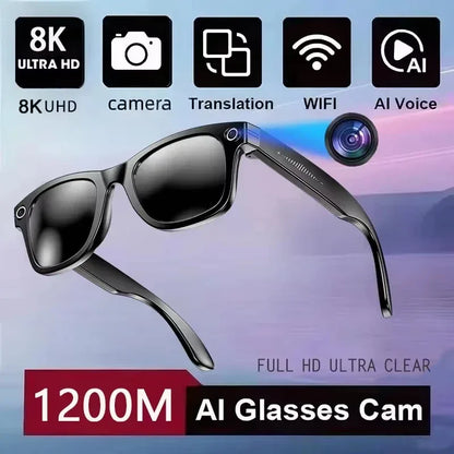 Xiaomi 8K Camera AI Glasses Smart Translation Color-Changing Waterproof Glasses Video Recording Photo Call Smart Sunglasses