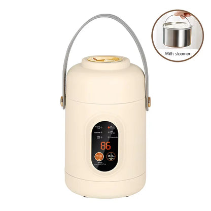 HOMEFISH Multifunctional Rice Cooker Portable Small Travel Electric Kettle Household Hot Pot with 110V US/220V EU Plug
