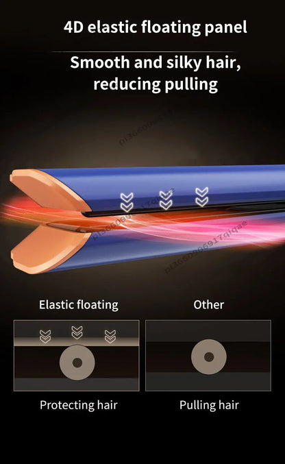 2 IN 1 Hair-care Airstrait Hair Straightener Hair Dryer Negative Ion Hair Styler Long-Lasting Styling Tool Hairdryer Machine