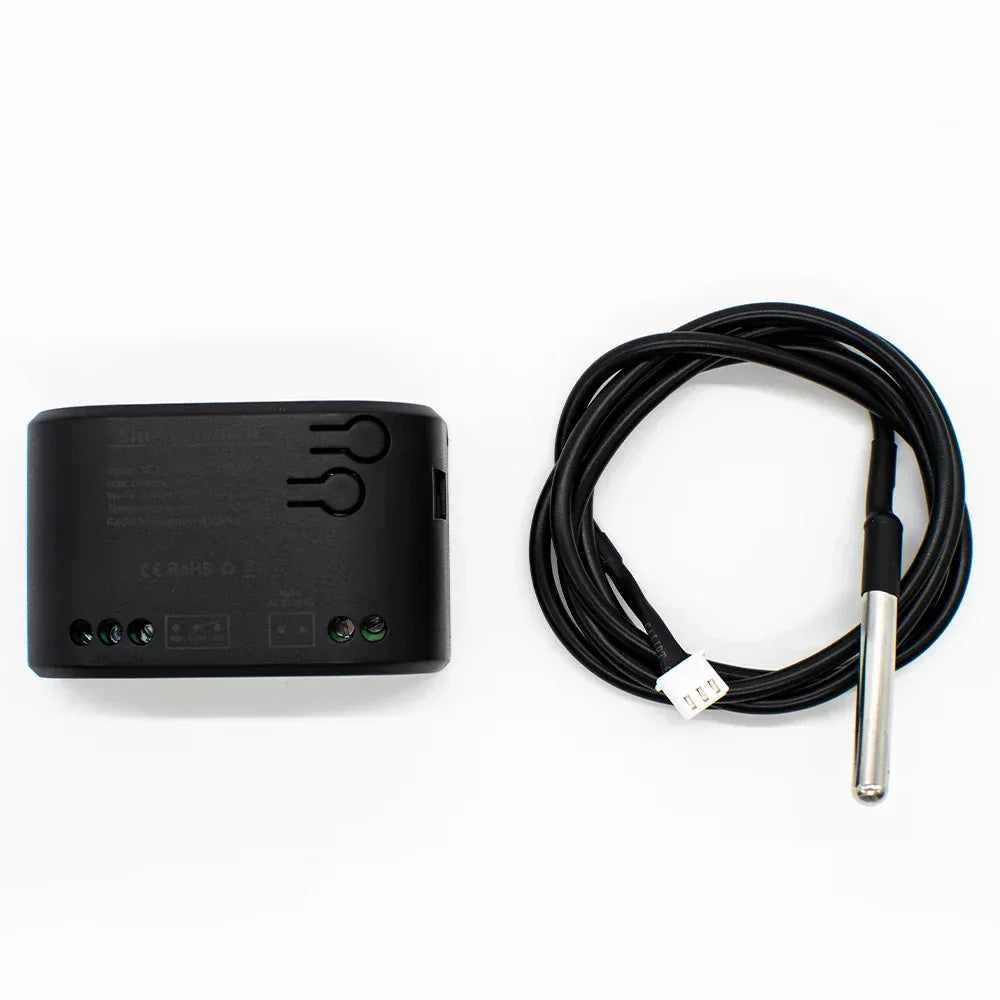 Dry Contact WIFI Tuya Smart Temperature Switch Controller Thermostat Sensor Passive Relay RF Receiver Work for Alexa Google Home