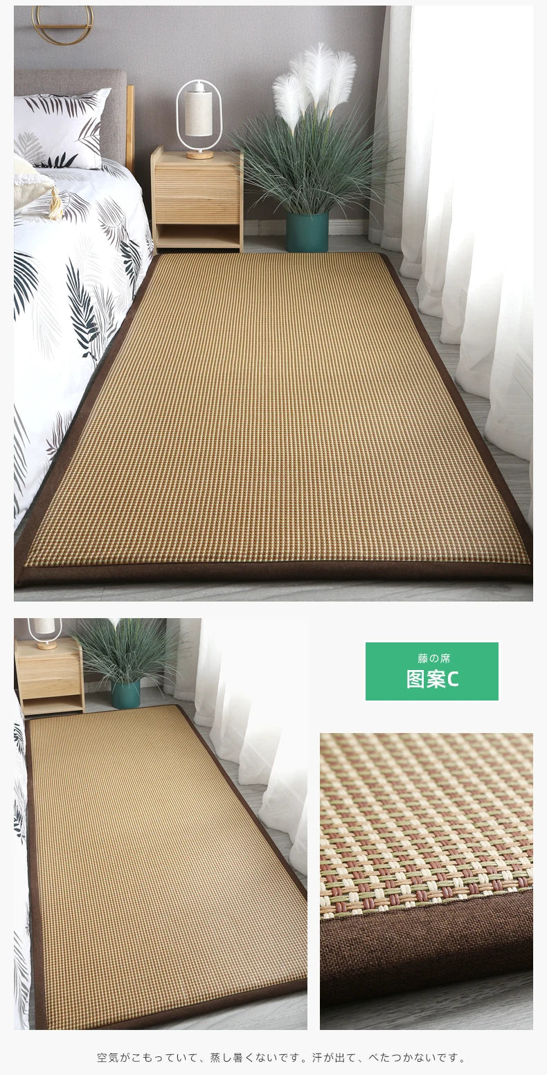 Home laying the floor sleeping mats artifact rattan mat sleeping mattress home bedroom cool mats floor cushion tatami mattress