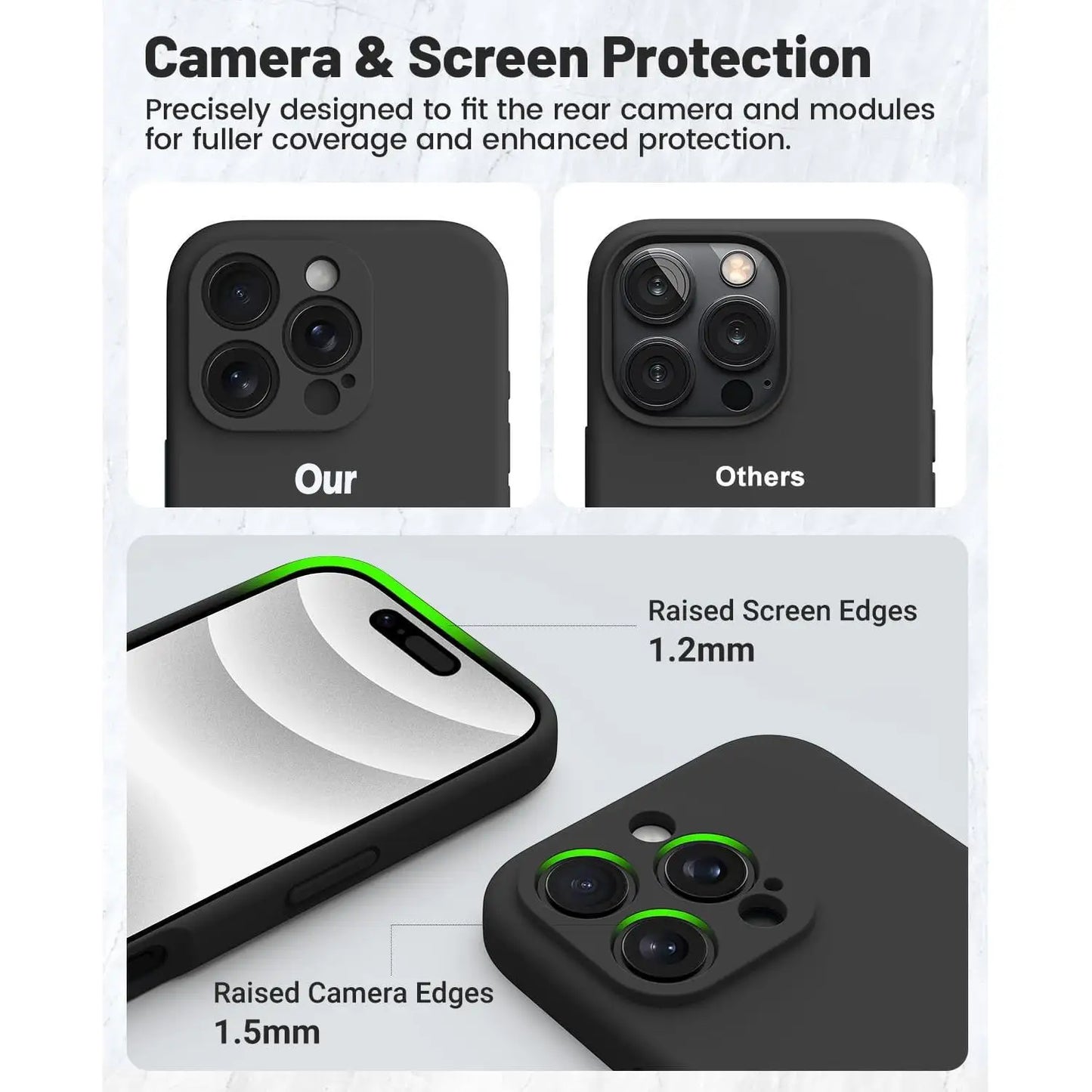 Liquid Silicone Case for iPhone 17 16 15 14 13 12 11 Pro Max 12 Mini iPhone 16 Plus 16e 17 Air Soft Protective Anti-drop Cover