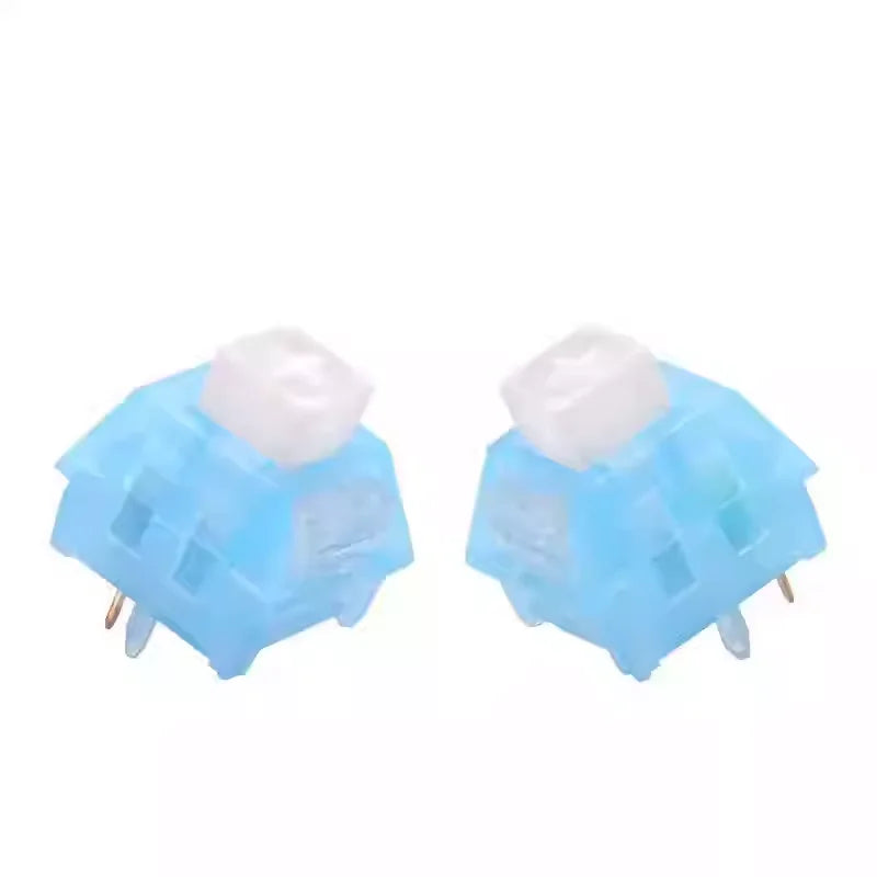 Kailh Arctic Fox Switches Clicky Tactile Keyboard Switch 5 Pins 63g RGB Switch With Light Guide Mechanical Keyboard MX Switches