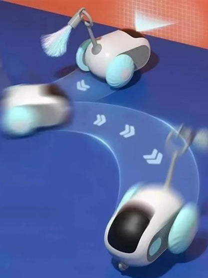Intelligent Sports Car Remote Control Electric Cat Toys Entertainment Fun Pet Mice Interactive Feathers Cat Sticks Pet Toy